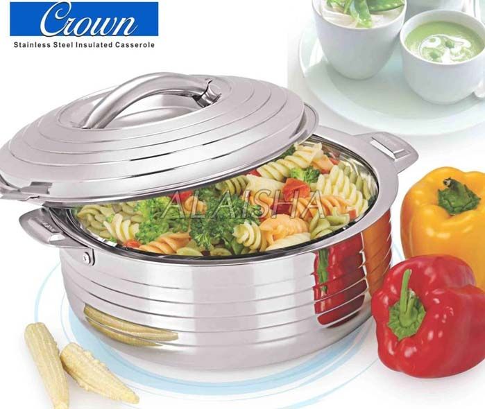 Crown Stainless Steel Insulated Casserole