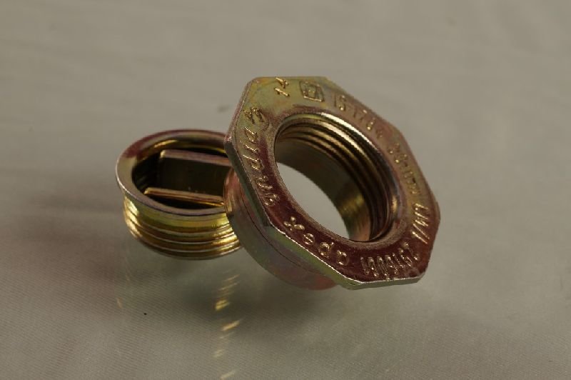 20 mm flange & Bungs set with Gold chromium passivation