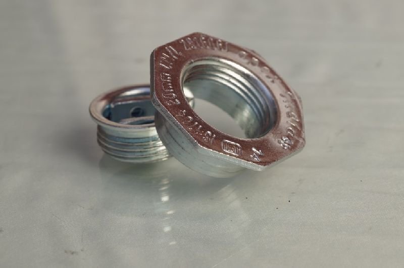 20 mm flange & Bungs set with silver chromium passivation