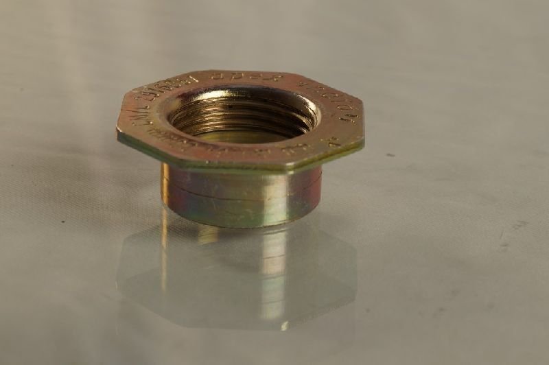 20 mm Hot rolled carbon steel flange with Gold chromium passivation