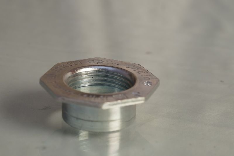 20 mm Hot rolled carbon steel flange with silver chromium passivation