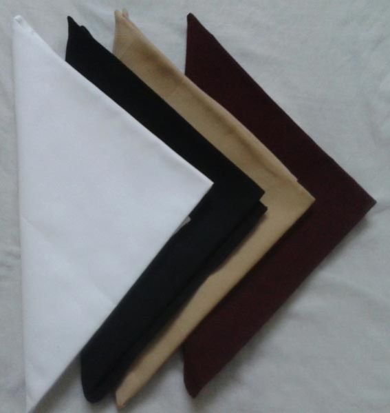 100% Polyester Fabric Table Napkin in Various Colours.