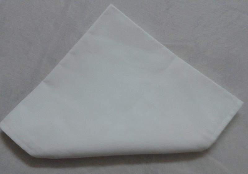 Cotton Fabric Table Napkin in White Colour