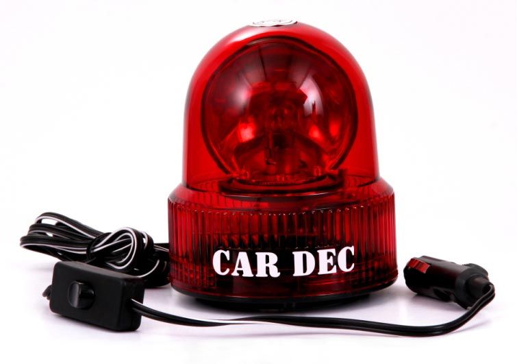 Round Car Warning Light