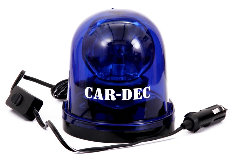 133 Blue Oval Car Warning Light