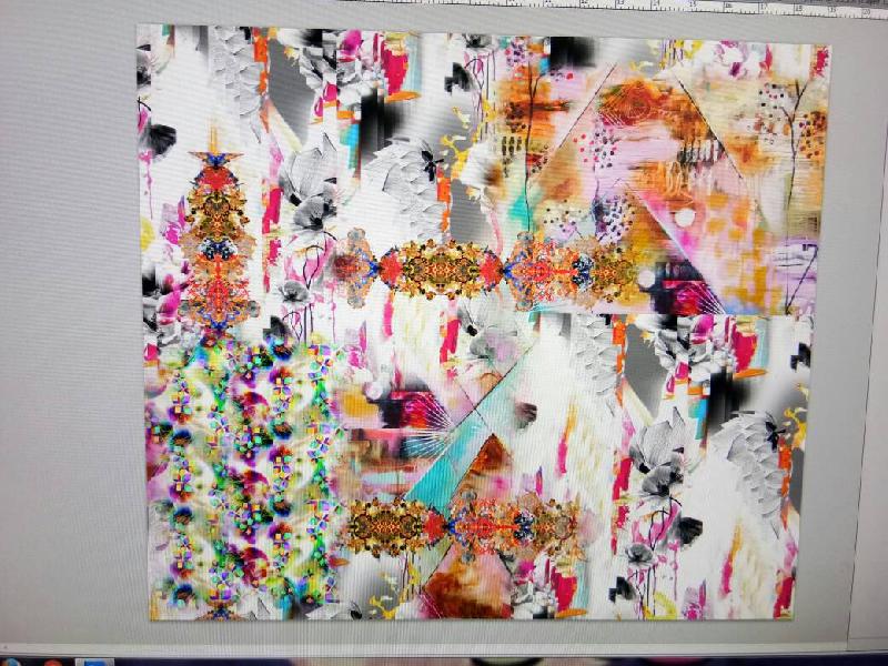 Digital Printed Fabric 01