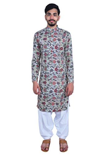 Mens Digital Printed Kurta 02