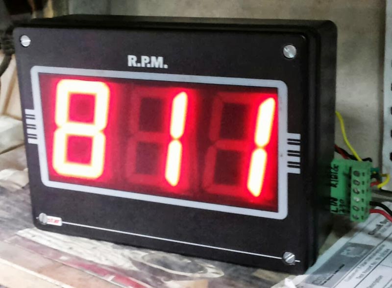 Digital RPM Counter for Wind Turbine Application
