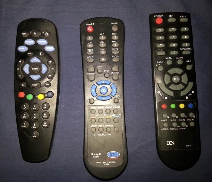 Cable Set Topbox Remote Control