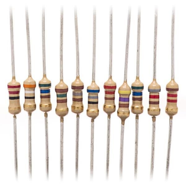 All Type of Through Hole Resistors