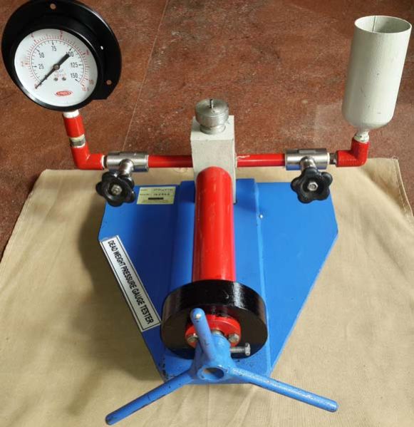 Dead Weight Pressure Gauge Tester