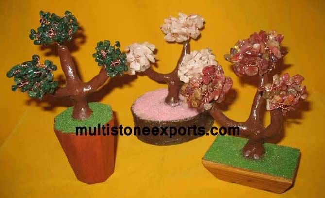 Mix Gemstone Chips Tree