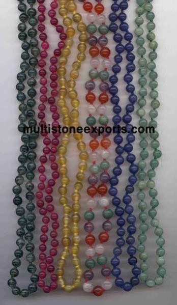 Mix Gemstone Dyed Round Beads