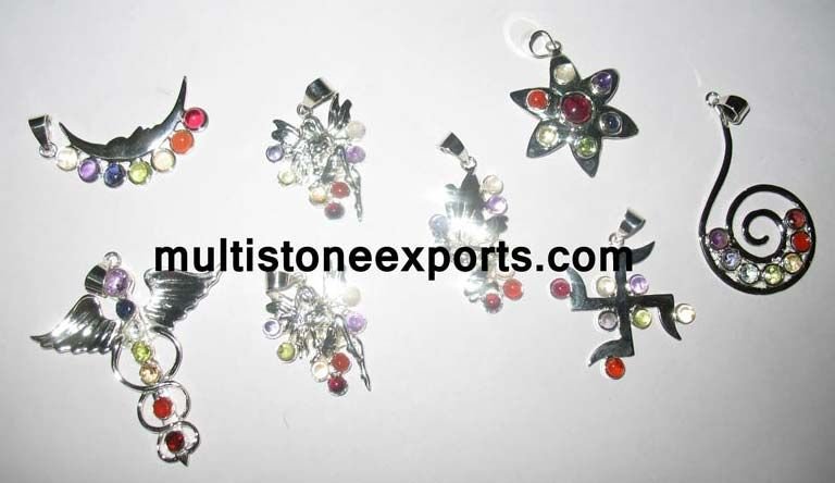 Seven Chakra Metal Pendulums