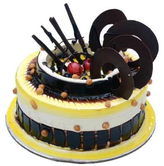 Butterscotch Crunch Birthday Cake