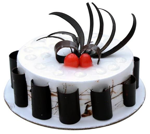 Choco Vanilla Birthday Cake