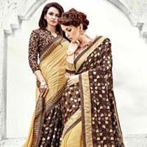 Fashionable Two Way Saree
