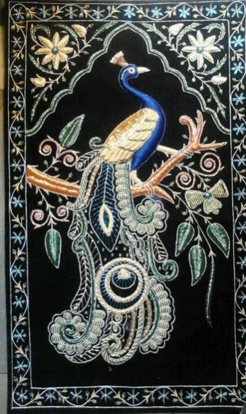 Wall Hanging Peacock 02