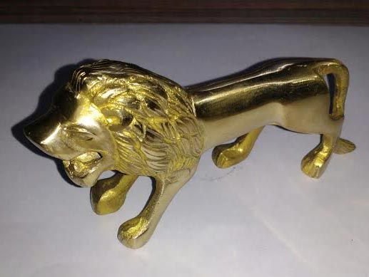 Brass Lion Stand