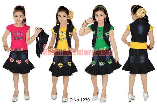 Girls Denim Jacket (D. No. : 1230)
