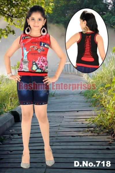 Girls Denim Shorts (D.No. : 718)