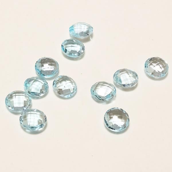 Blue Topaz Round Gemstones