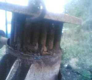 SS lining Tube Sheet (Before)