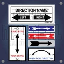 Directional Arrow Signage - 01