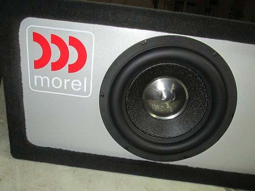 Morel Car Bass Tube and Enclosure 03