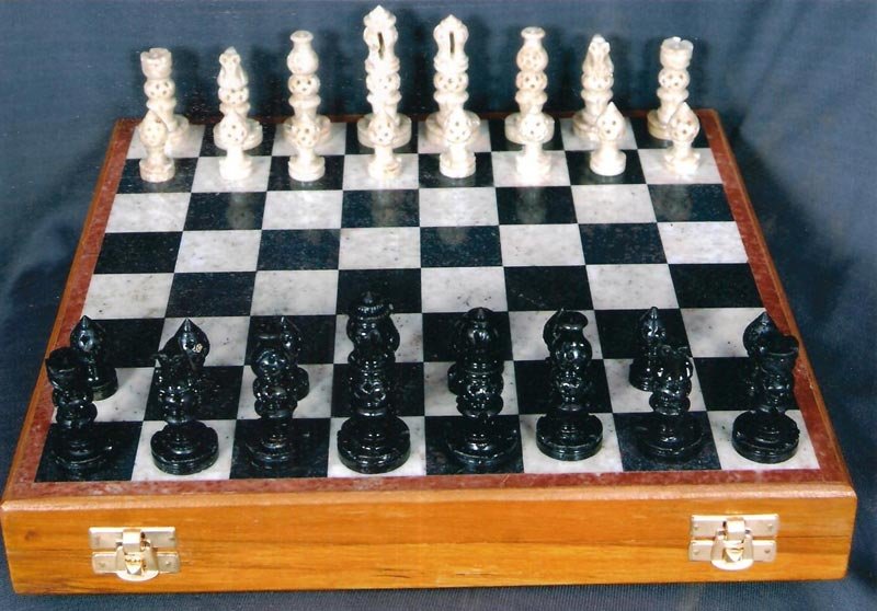 Marble Chess Board Box 1 (12'' LHB 12)