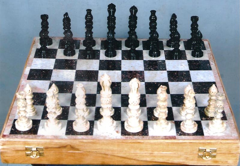 Marble Chess Board Box 2 (12'' LHB 12)
