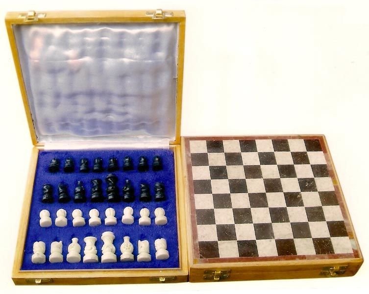 Marble Chess Board Box (8'' LHB 08)