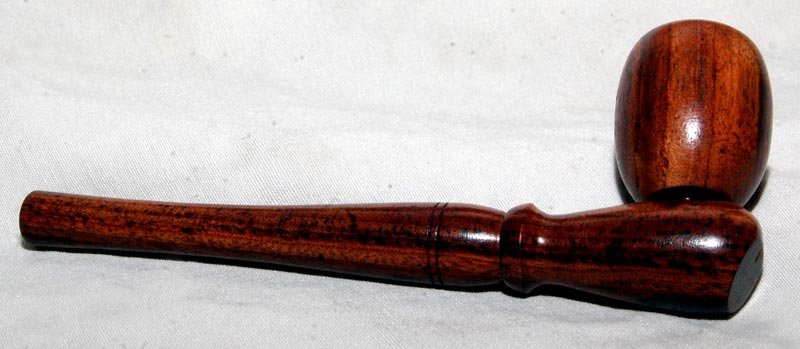Wooden Red Chilam Pipe 5'' LHWRC5''