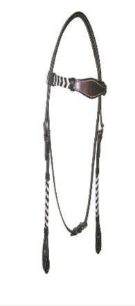 KLH 1003 Knotted Leather Headstall