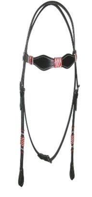 KLH 1005 Knotted Leather Headstall