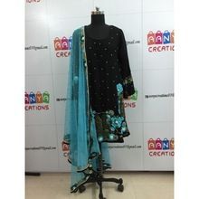 Black Cocktail Salwar Suit