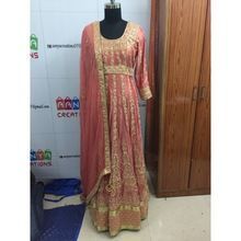 Pure Silk Heavy Anarkali Dress