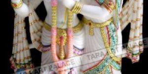 Marble Radha Krishna Statue
