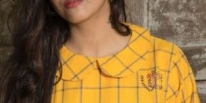 Yellow Ankle Length Gown