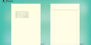 Half White Envelopes