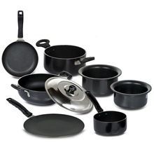 Utensils Cookware Hard Anodized Tadka Pan