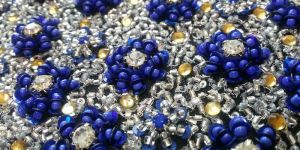 Pearl Motif Hand Work