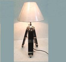 Wood Tripod Lamp