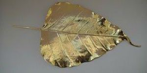 Gold Plated Peepal Leaf