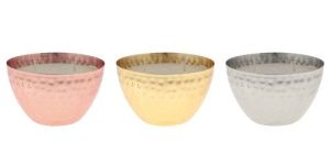 Metallic Bowl Candle