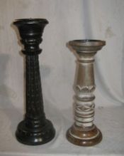 Wooden Candle Stick Holder