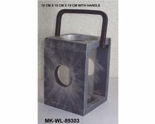 Wooden Hurricane Lantern