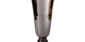 Silver Metal Trumpet Vase