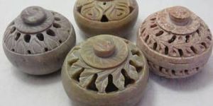 Soapstone Potpourri Different Jaali Work Box