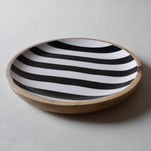 Round Wooden Table Top Trays